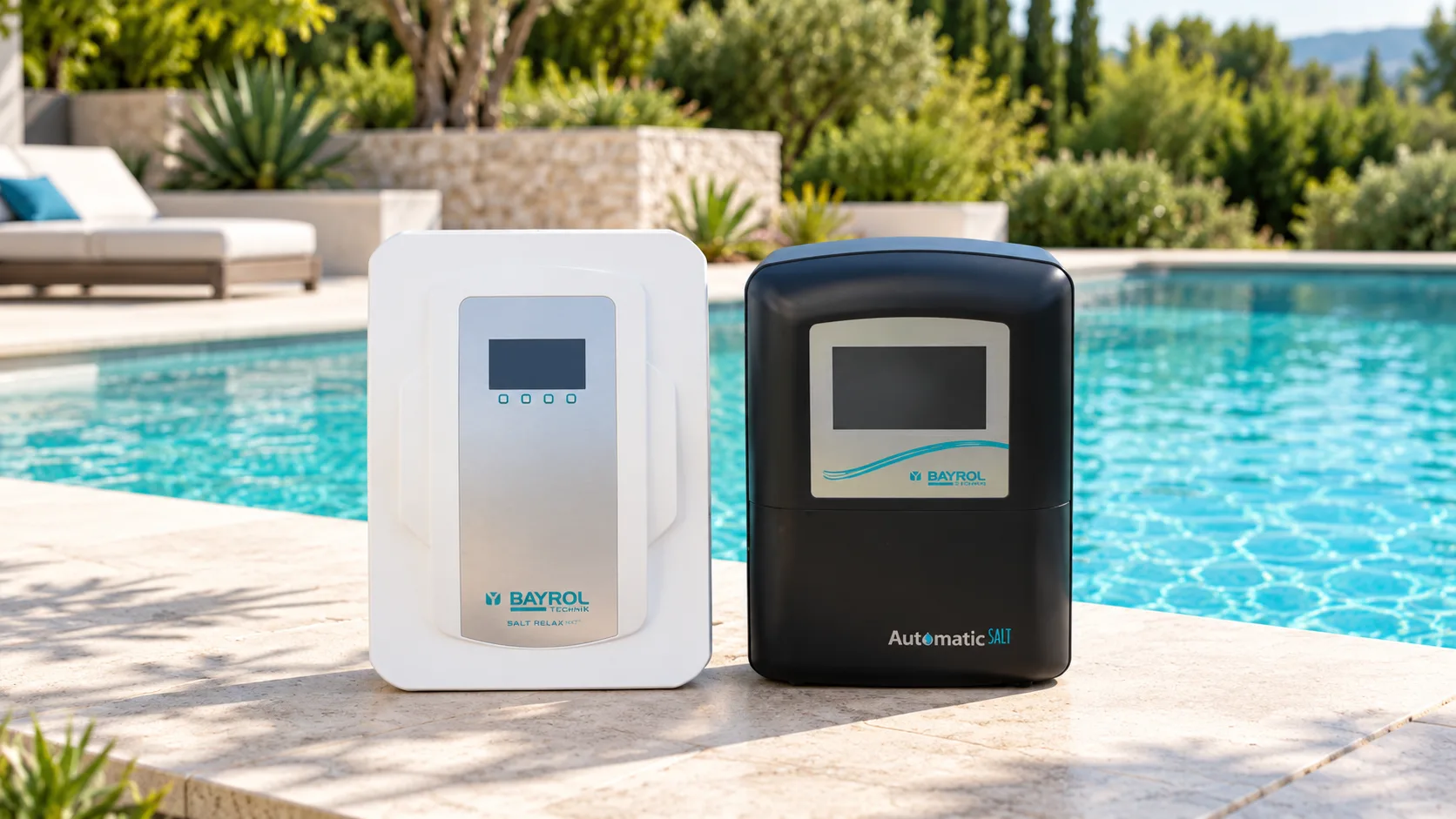 Cloradores salinos BAYROL: cómo elegir el mejor equipo para tu piscina