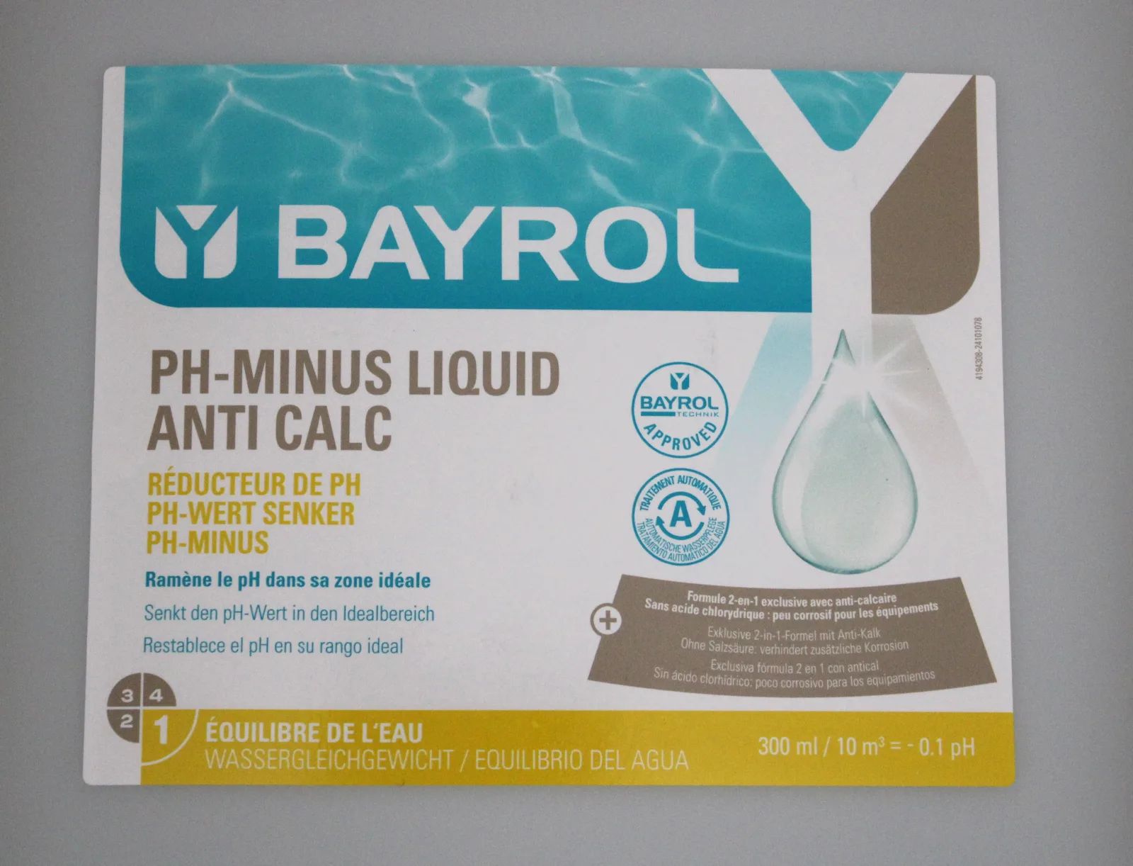 PH - MINUS LIQUID ANTI CALC