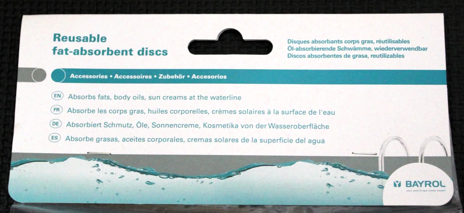 Discos absorbentes de grasas BAYROL · Pack de 2