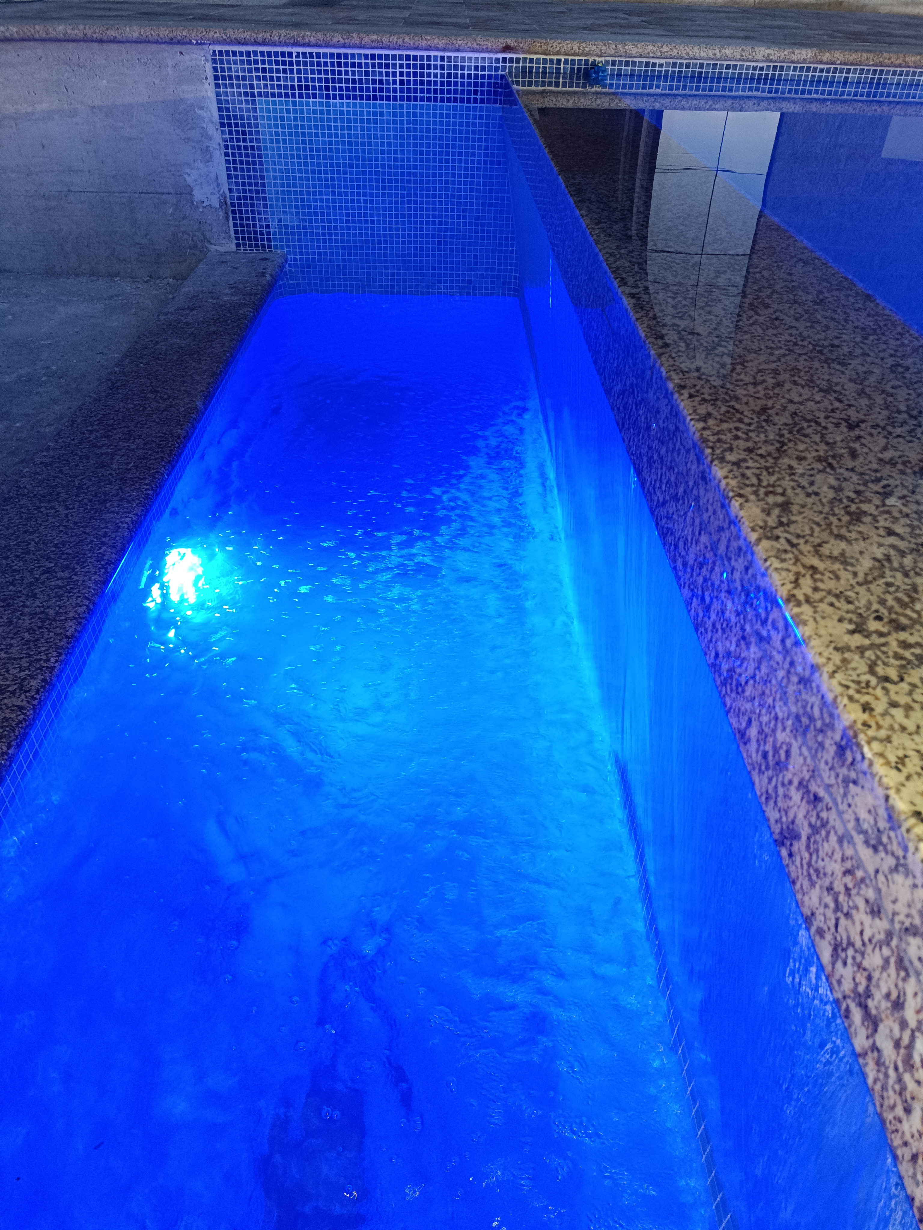 Piscina con rebosadero en Dena