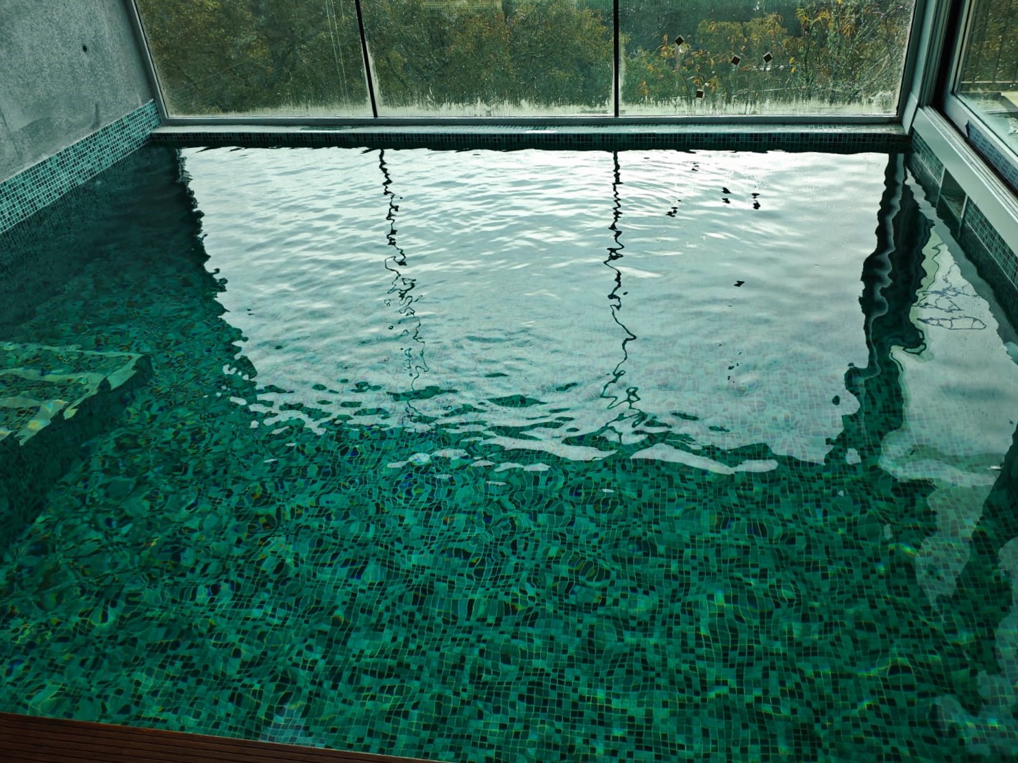 Piscina cubierta en A Lama