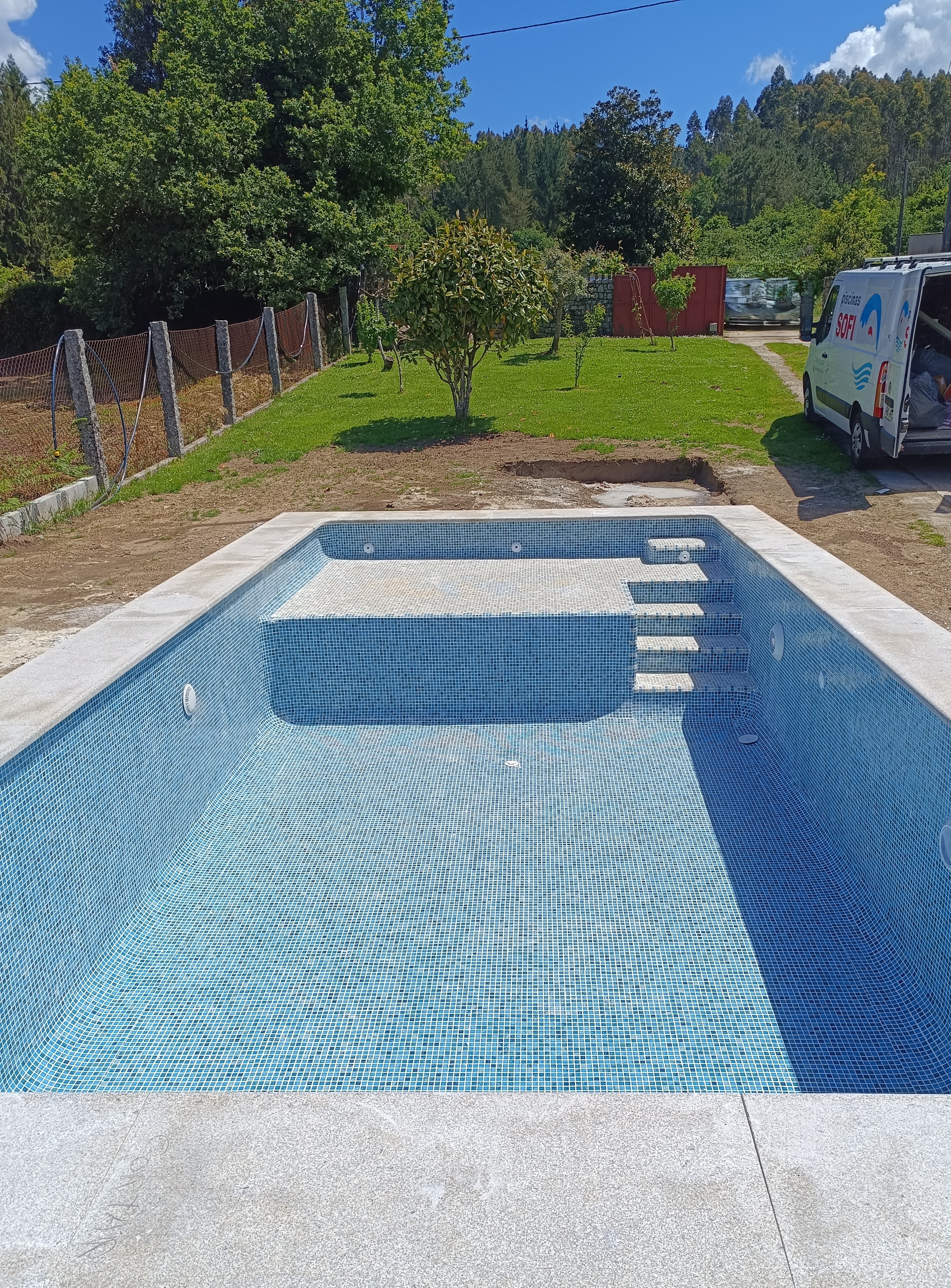 Piscina en Cuntis