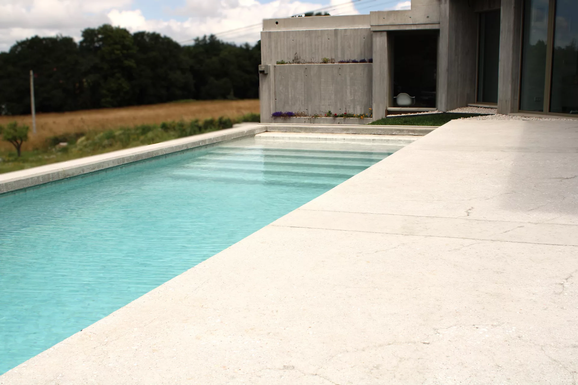 Piscina en Santiago